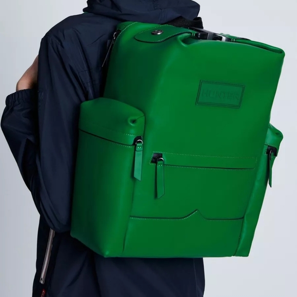 Hunter Original Top Clip Backpack - Rubberized Lea - Picture 3 of 5